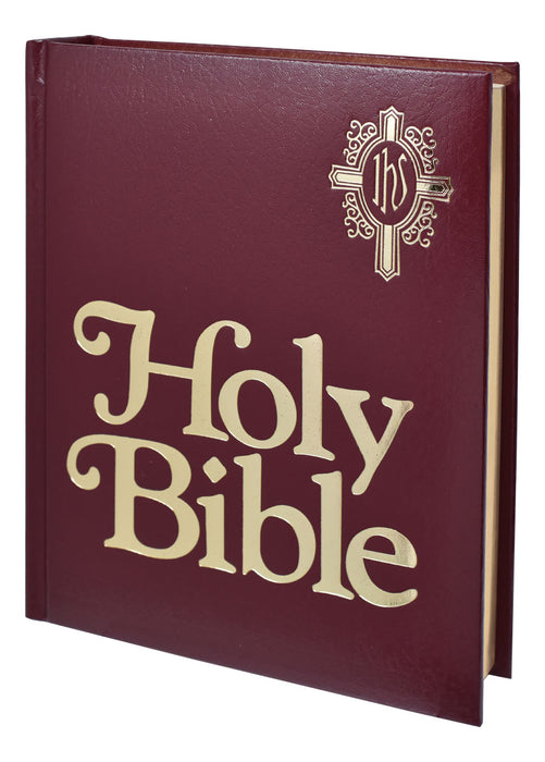 New Catholic Bible Family Edition - Burgundy