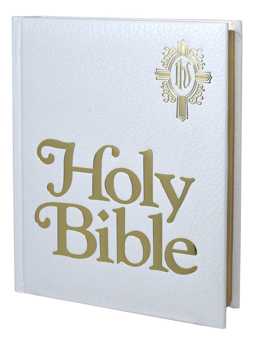 New Catholic Bible Family Edition - White