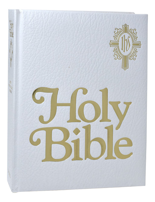 New Catholic Bible Family Edition - White