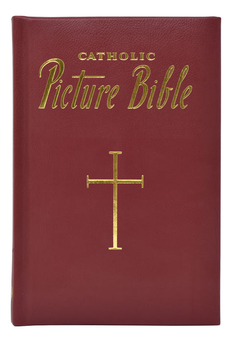 New Catholic Picture Bible - Burgundy