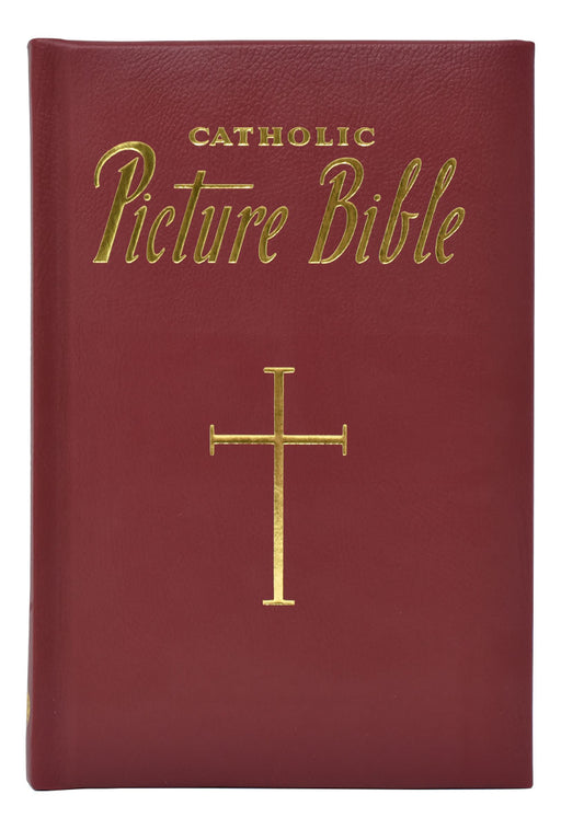 New Catholic Picture Bible - Burgundy