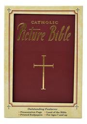 New Catholic Picture Bible - Burgundy