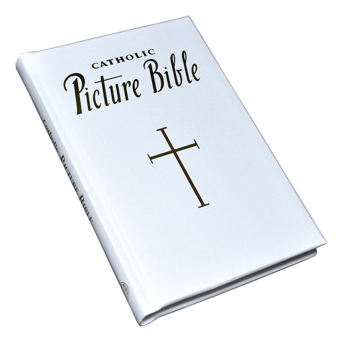 New Catholic Picture Bible - White