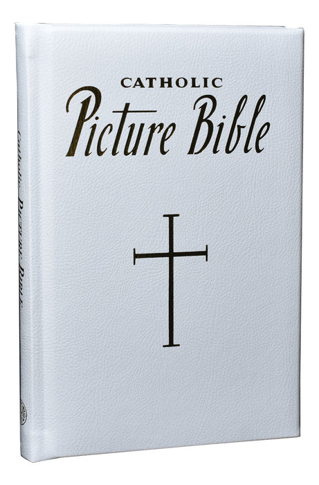 New Catholic Picture Bible - White