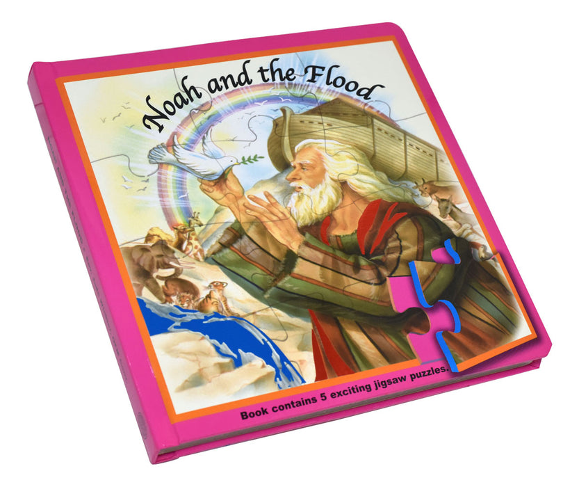 Noah And The Flood (Puzzle Book) - 4 Pieces Per Package