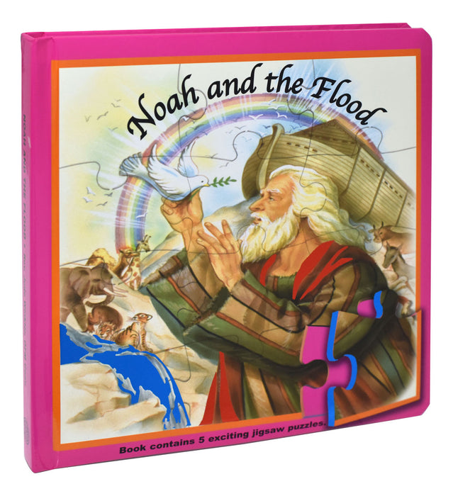 Noah And The Flood (Puzzle Book) - 4 Pieces Per Package