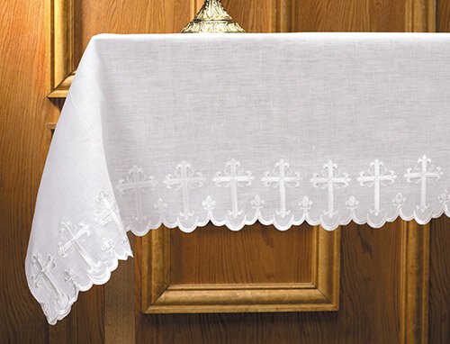 One Sided Scalloped Edged Altar Frontal - 1 Piece Per Package