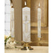 Ornate Cross Wedding Unity Candle Set