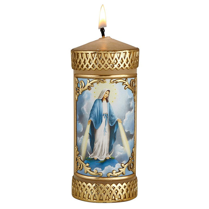 Our Lady of Grace Devotional Candle