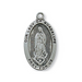 Our Lady of Guadalupe Pewter Medal with 18" Chain Necklace