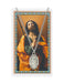 Laminated Holy Card St. James with Medal and 24" Silver-Tone Pewter Chain