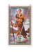 Laminated Holy Card St. Christopher with Medal and 24" Silver-Tone Pewter Chain