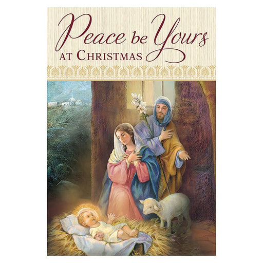 Peace be Yours at Christmas Card - Greeting Cards