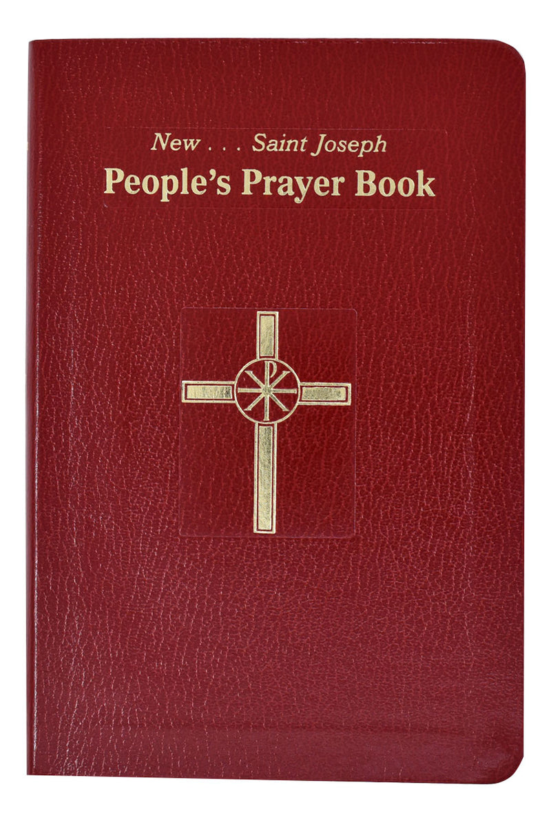 People's Prayer Book - Maroon Imitation Leather