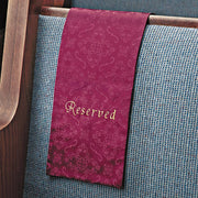 Pew Reserve Cloth - 4 Pieces Per Package