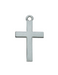 Simple Pewter Cross w/ 24" Silver Tone Chain Cross Necklace Cross for Protection Necklace for Protection Cross Necklaces