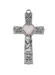 Pewter Filigree Girl Cross with Pink Enamel Heart Catholic Gifts Catholic Presents Gifts for all occasion