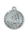 Pewter St. Christopher Medal w/ 18" Silver Tone Chain  Catholic Gifts Catholic Presents Gifts for all occasion