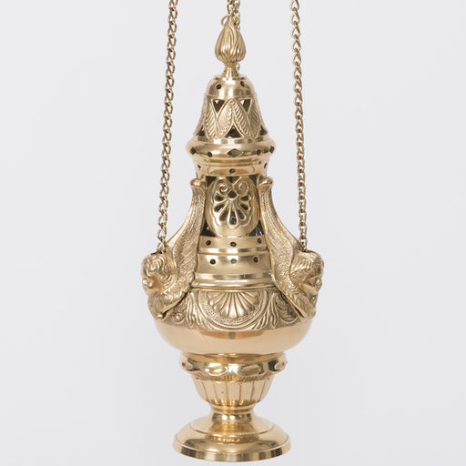 Polished Brass Censer with Angels Traditional Thurible / Censer with Angels