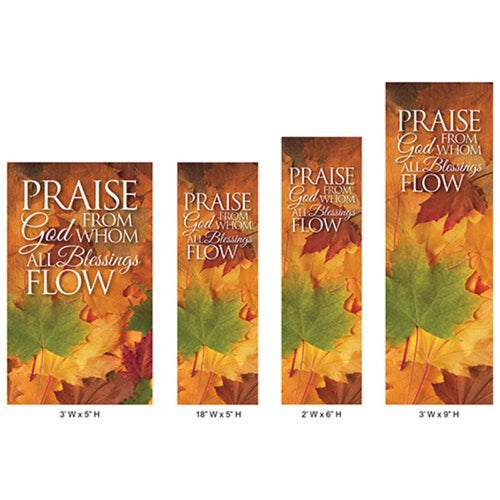 Praise God from Whom All Blessings Flow Banner - Harvest Series