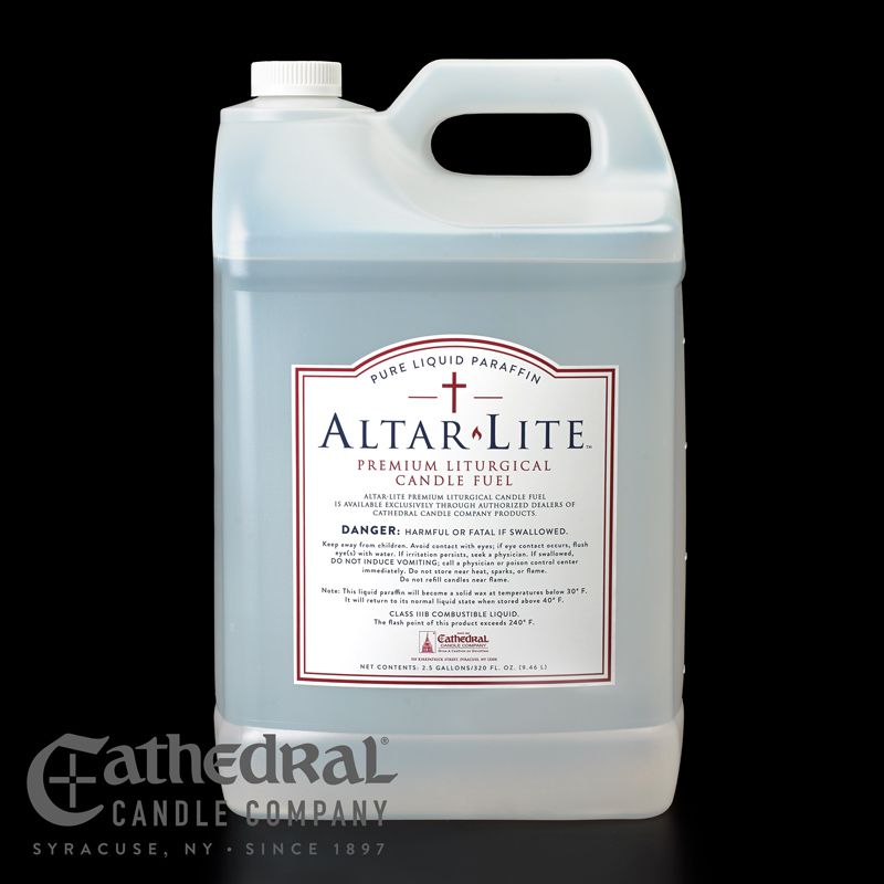 Premium Liturgical Candle Fuel - 2.5 Gallon (Case of 2)