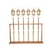 Processional Candlestick on Decorated Brass Pole Oak base stand to hold up to six processional items.