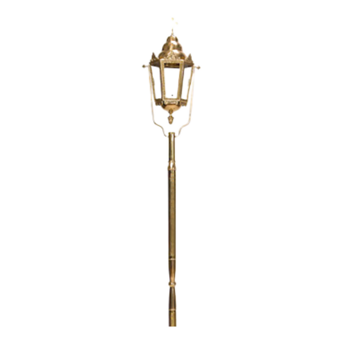 Processional Candlestick on Decorated Brass Pole