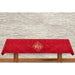 Red Altar Frontal and IHS Overlay Cloth