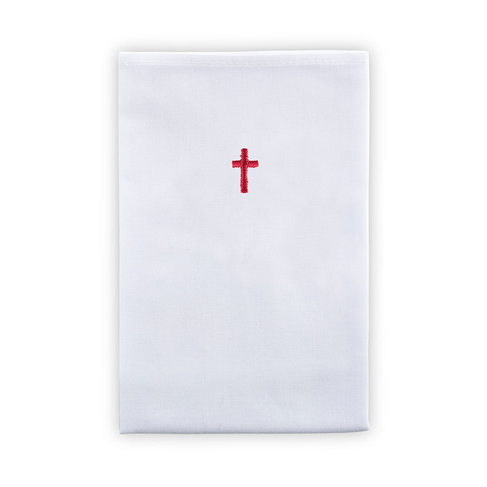 Red Cross Cotton Linen Lavabo Towel - 12 Pieces Per Package