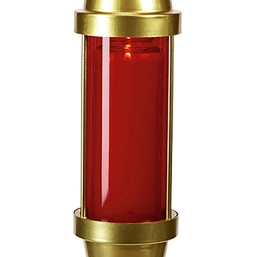 Red Globe for 35" Metal Cemetery Light 
