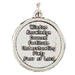 Red Holy Spirit Dove Confirmation Medal