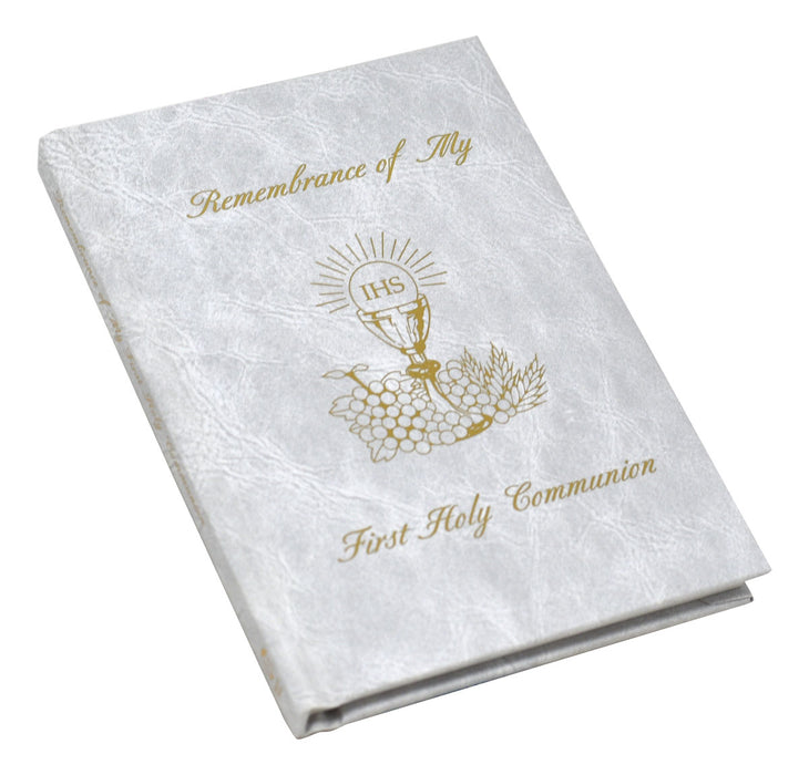 Remembrance Of My First Holy Communion - Girl - White Edges