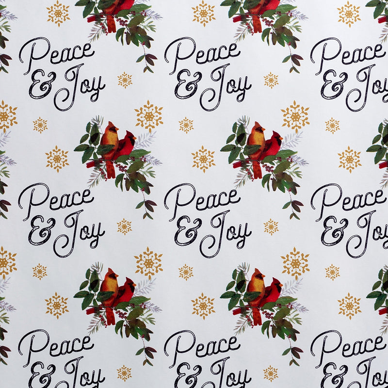 Paquete de papel de regalo navideño reversible: una Navidad acogedora