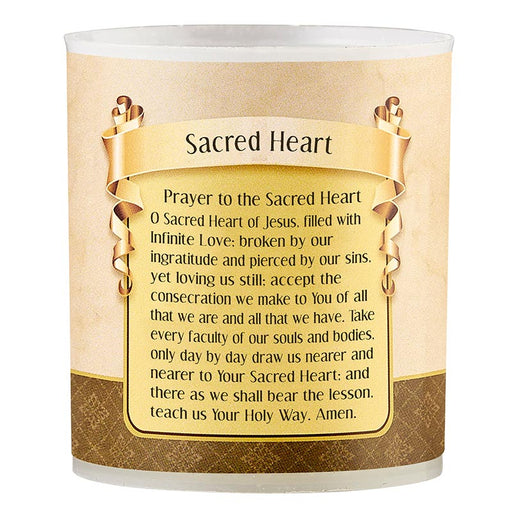 Sacred Heart Devotional Votive Candle