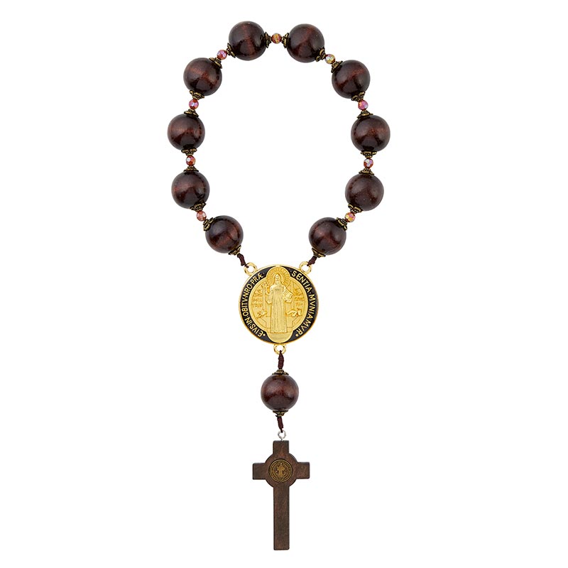 Saint Benedict Wall Decade Door Rosary Agapao Store