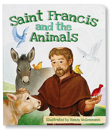 Libro de cartón de San Francisco y los animales, 6 piezas por paquete
