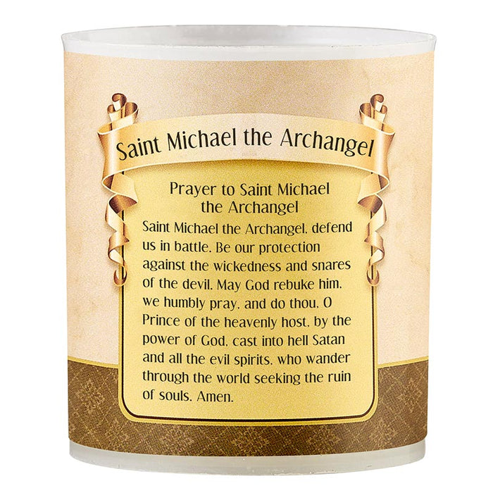 Saint Michael Devotional Votive Candle