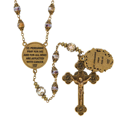 Saint Peregrine Vintage Rosary