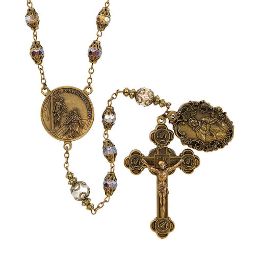 Saint Peregrine Vintage Rosary