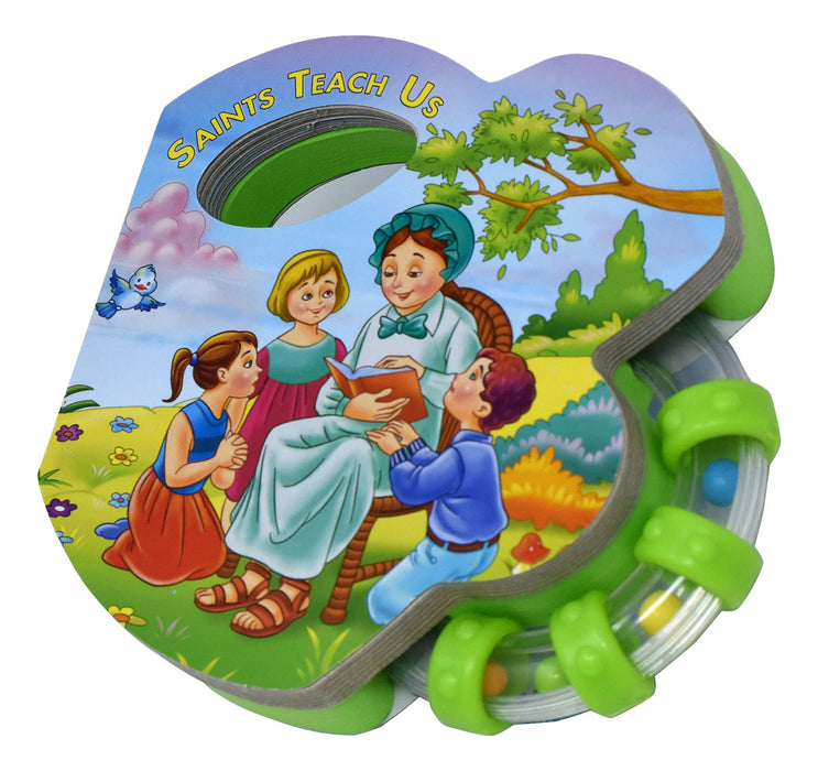 Saints Teach Us (Rattle Book) - 4 Pieces Per Package