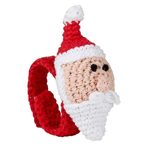 Santa Crochet Wristlet