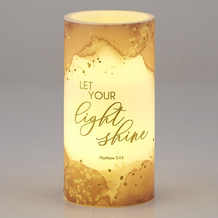Shimmer LED Candles - Let Your Light Shine