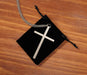 Silver Plated Clergy Cross Necklace