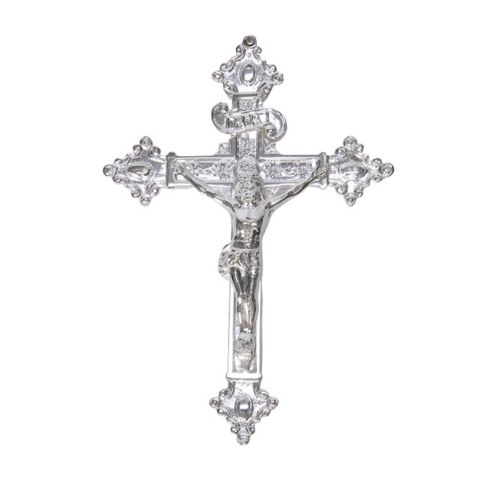 Silver Plated Hanging Wall Crucifix