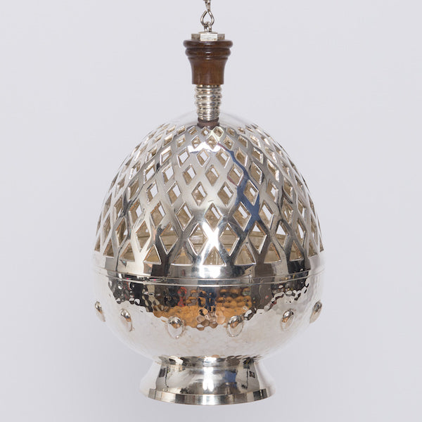 Single Chain Silver Plated Cathedral Censer