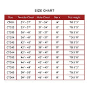 Anthem Choir Gown size chart
