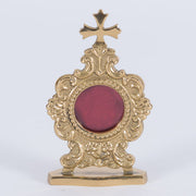 Small French Style Reliquary Brass French Style Reliquary Brass Reliquary