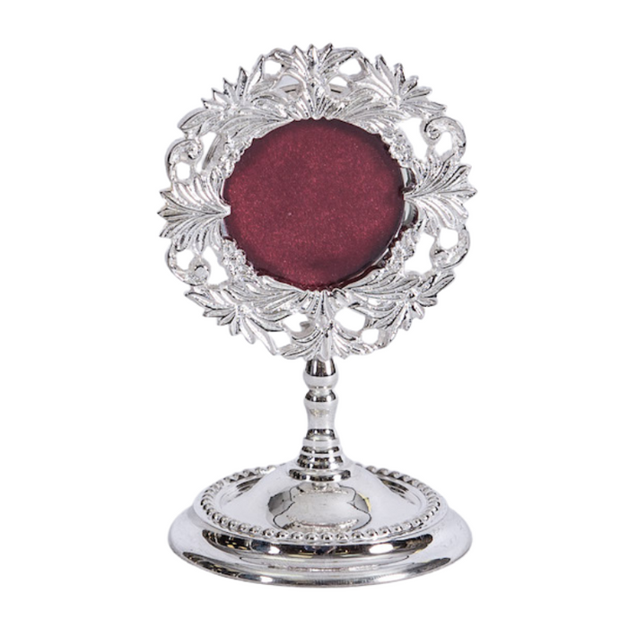 Small Reliquary Small reliquary for simple relic display Silver Plated Small Reliquary