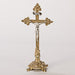 Small Traditional Solid Brass Altar Crucifix Small Chapel style Altar Cross.