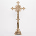 Smooth Brass Stem Altar Crucifix Brass Stem Altar Crucifix